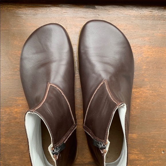 women's Brown Leather barefoot boots/barefoot shoes size 38/7.5-8 - Picture 2 of 8